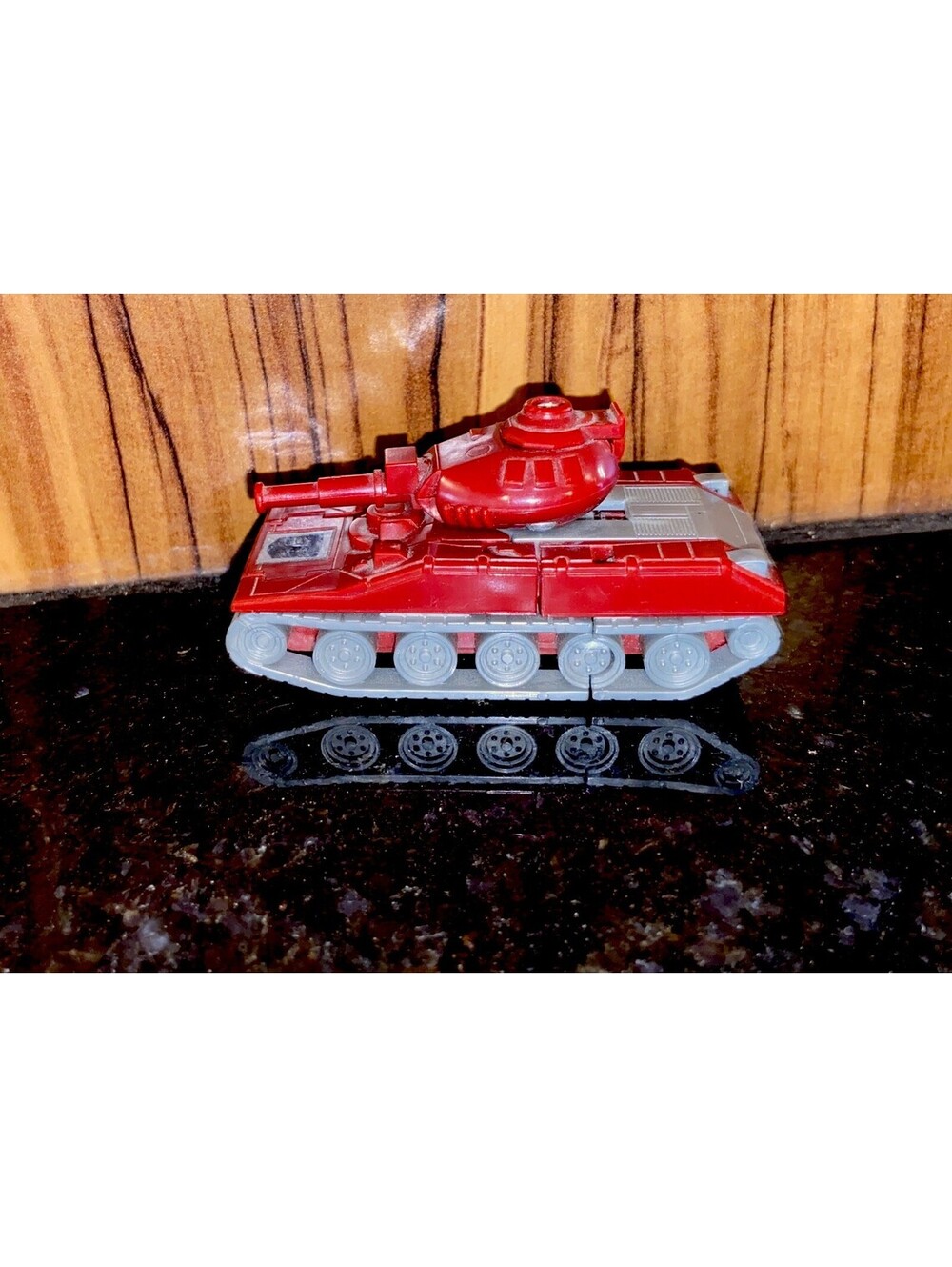Vintage 1984 Transformers G1 Red Mini Tank Micromasters Takara Autobot Used